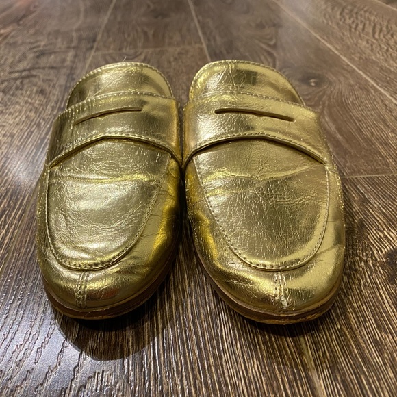 Catherines Shoes - Gold mules